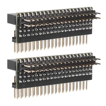 Мини-разъемы для Raspberry Pi с 40-контактной платой расширения GPIO 1-2, 2 x 20-контактной полосой, двойной мужской коллектор, двойной ряд