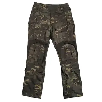 Новые боевые брюки Outdoor Sports Tactics G3 MCBK с наколенниками, страйкбольные тактические брюки, Камуфляжные черные брюки Hunting Ranger