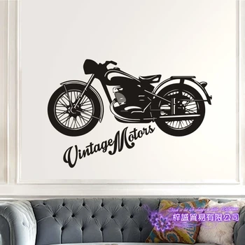 Винтажная наклейка на мотоцикл, наклейка на автомобиль, плакаты, виниловые наклейки на стены, классический декор, настенная роспись, винтажная наклейка на мотоцикл