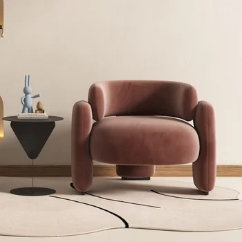Одноместный диван-кресло, дизайнерское легкое роскошное кресло для отдыха, Современный минималистичный стул