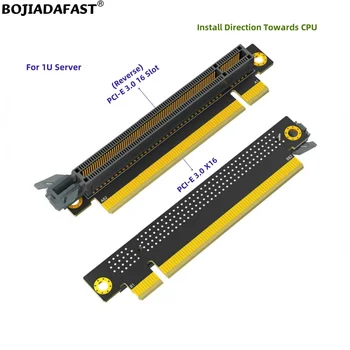 Обратный слот PCI Express 3.0 16X для подключения карты адаптера PCI-E X16 (Направление установки к процессору) Для корпуса серверного компьютера 1U