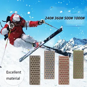 Гладкий точильный брусок Sharp 240 360 500 1000 Кромкооблицовочный станок для сноуборда Точная полировка лыжных точилок Зернистость лыж для сноуборда