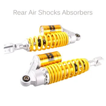 350 мм 1 пара задних воздушных амортизаторов Заменяют Клевцы амортизаторов для Honda CB750 CB 750 Желтый