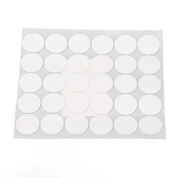 Круглые клейкие подушечки 10 комплектов Белой двусторонней полиэтиленовой ленты Водонепроницаемая Хорошая липкость Термостойкость Простота в эксплуатации для