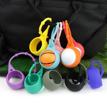Практичный прочный износостойкий мяч для гольфа силиконовый чехол Защитные детали для сумки для гольфа для гольфистов Сумка для мяча для гольфа