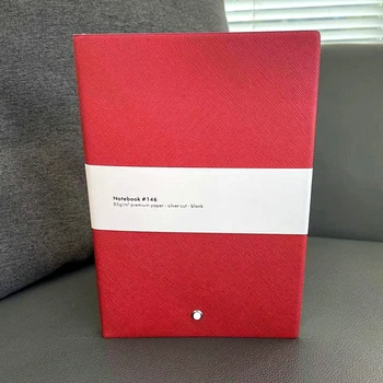 Высококачественная Роскошная Красная кожа классического Каратного цвета и качественная бумага Тщательно Обработанный Роскошный Блокнот для письма Стильного размера 146