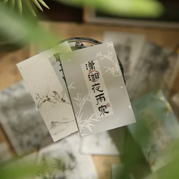 28 Листов бумаги Китайский иероглиф Растение Цветок Бамбуковая бабочка блокнот для скрапбукинга DIY Декоративный коллаж Ведение дневника