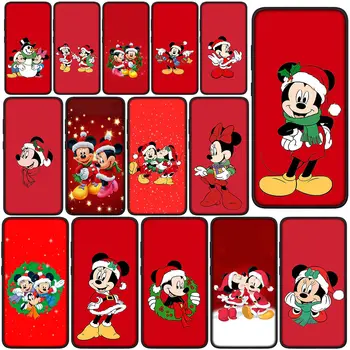 M-Mickeys, M-Minnies, С Рождеством Христовым, Розовый чехол для Samsung Galaxy A13 A71 A21S A22 A73 A42 A03 A02 A11 A70 A72 A7