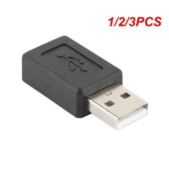 1/2/3ШТ Оптом Новый черный USB 2.0 A для мужчин и женщин к Mini USB B 5-контактный разъем для подключения кабеля-адаптера Лучшая цена
