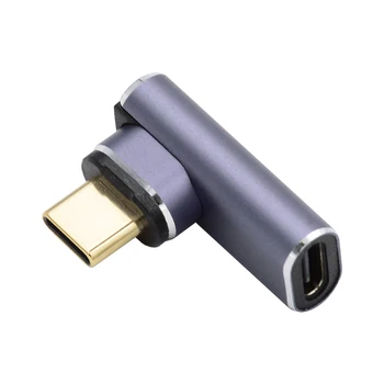 USB4 140 Вт 40 Гбит/с USB4 Type C от мужчины к женщине для передачи данных 8K видеоадаптер Магнитный разъем для ноутбука телефона