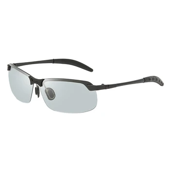 Солнцезащитные очки Мужские поляризованные очки-хамелеоны для вождения Мужские очки дневного и ночного видения для водителя