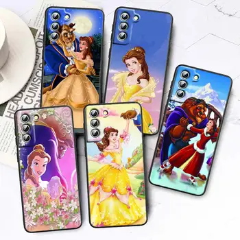 Красавица и Чудовище Disney Чехол Для Телефона Samsung Galaxy S23 S22 S21 S20 FE S10 S10E S9 Plus Ultra Pro Lite 5G Черный Чехол